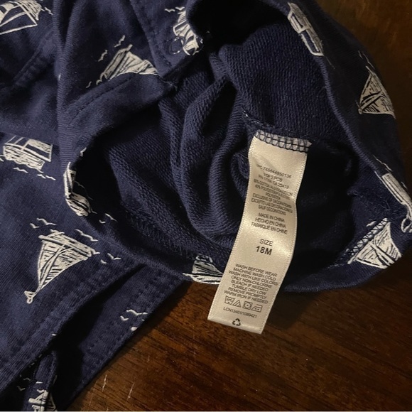 Little Me | Baby Boys Nautical Shortall | 18 mo - Picture 5 of 8